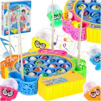 Gra Rodzinna Łowienie Ryb 15 Rybek Wędka Zabawka Zręcznościowa dla Dzieci