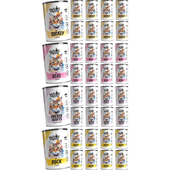 MOKRA KARMA DLA KOTA TufTuf Puszka mielonka MIX SMAKÓW ZESTAW 36x400g