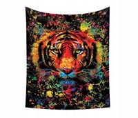 Dekoracja ŚCIENNA UV OBRAZ Fluorescencyjny GOBELIN ODBLASK 150cm XXL