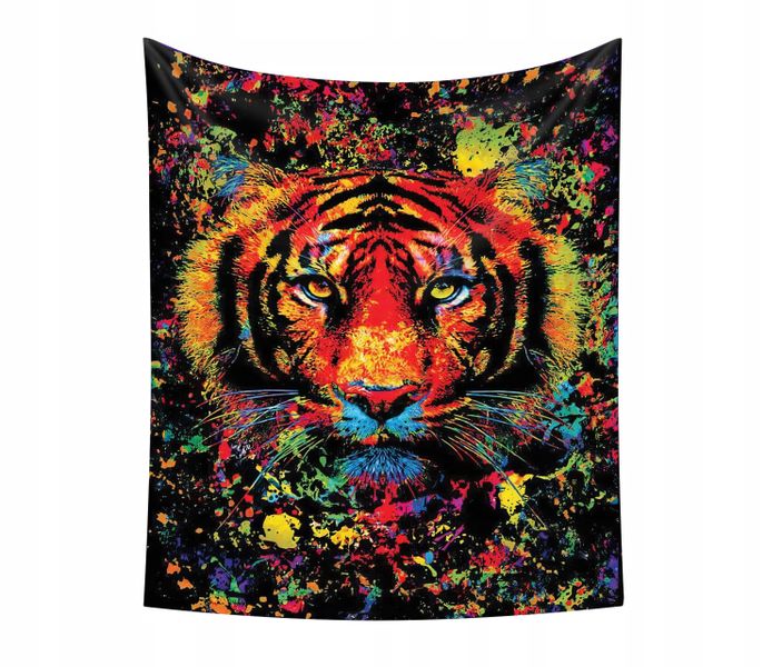 Dekoracja ŚCIENNA UV OBRAZ Fluorescencyjny GOBELIN ODBLASK 150cm XXL zdjęcie 1