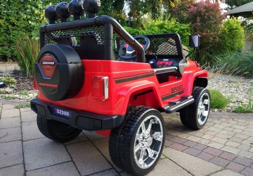 AUTO NA AKUMULATOR JEEP S2388 CZERWONY na Arena.pl
