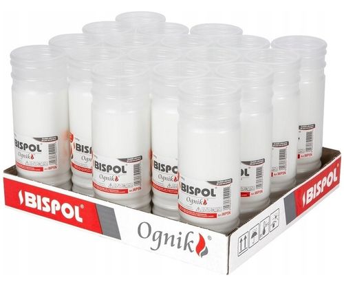 Wkłady do zniczy Bispol WP5N 120h 18szt na Arena.pl