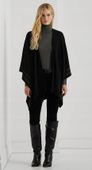 Lauren Ralph Lauren Two-Tone Reversible Ruana - Poncza & peleryny