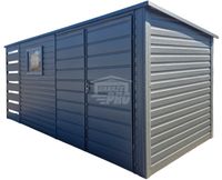 Schowek Domek Ogrodowy 4x2m + wiata 1m brama 2x okno dach GP615