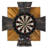 Tablica Drewniana John Paddle do Darta Order Black Oak