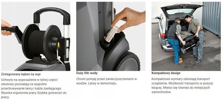 HDS 5/15 UX PLUS MYJKA KARCHER GRZANIE WODY MOC zdjęcie 5