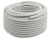 RURA PESZEL KARBOWANA 16mm SZARA Z PILOTEM 25M Z DRUTEM DO