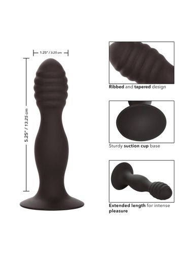Ribbed Anal Stud Black na Arena.pl