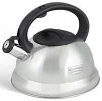 CZAJNIK Stalowy SATYNOWY 3l GRUBE DNO Z Gwizdkiem INDUKCJA Gaz 1347