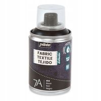 2 x Farba do tkanin ubrań SPRAY Pebeo 7A CZARNA 100ml aerozol do tekstyliów