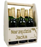 SKRZYNKA NOSIDŁO NA PIWO ALKOHOL DLA CHŁOPAKA PREZENT WALENTYNKI