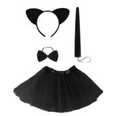 Akcesoria do przebrania ze spódniczką Kotek
