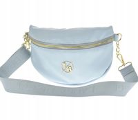 Laura Biaggi - torebka nerka saszetka listonoszka niebieski błękit mat JP72