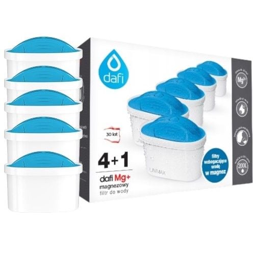 ZESTAW WKŁADÓW Z MAGNEZ Dafi Unimax 5szt MG BRITA zdjęcie 1