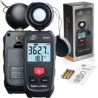 ŚWIATŁOMIERZ LUKSOMIERZ MIERNIK NATĘŻENIA ŚWIATŁA OŚWIETLENIA LUXOMETR LCD