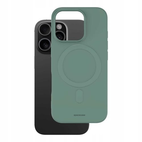Spacecase Silicone Magnetic Case Iphone 16 Pro Dark Green na Arena.pl