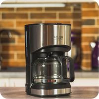 Ekspres przelewowy do kawy 700ml Blokada kapania Podtrzymanie temp Poręczny