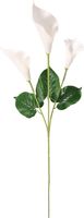 roślina sztuczna gałązki kalii kalia wysokość 90 cm biała jak żywa ozdoba