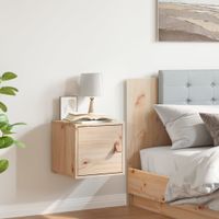 Szafka ścienna, 31,5x30x30 cm, lite drewno sosnowe