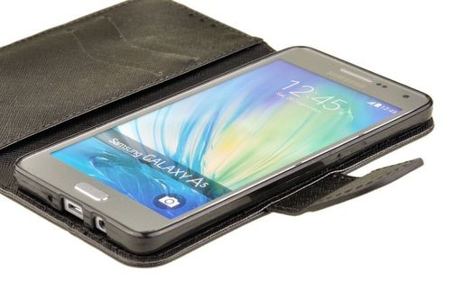 Etui portfel Fancy Case do Samsung Galaxy A5 2015 czarny na Arena.pl