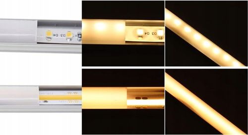 Taśma LED COB 12V 5M rolki NEON pasek linia neutralna 900lm/m 9W/m mocna na Arena.pl