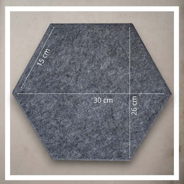 Panele Ścienne Filcowe 3D Heksagon Zagłówek Samoprzylepne Akustyczne Soft zdjęcie 6