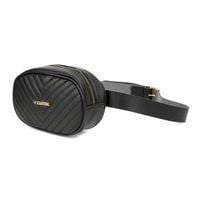 Czarna Damska Nerka Saszetka Na Pasek Biodrówka Q25