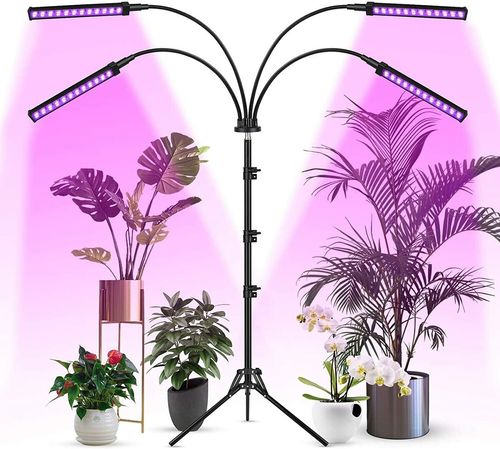 Lampa do Roślin LED Uprawy Wzrostu Panel x 4 Timer dla Doświetlania + Pilot na Arena.pl