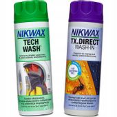Zestaw Nikwax Tech Wash+TX Direct Wash-In 2x300ml