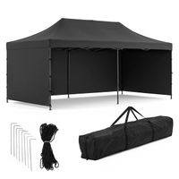 Namiot handlowy 3x6 m ogrodowy, pawilon na imprezy, catering czarny