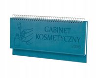 Terminarz kosmetyczki 2026 tyg. kalendarz leżący biurkowy z grawerem