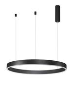 Wisząca lampa pokojowa Jaca do jadalni LED 48W 3000K czarna