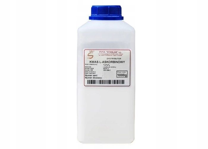 WITAMINA C 1kg 1000g KWAS L-askorbinowy STANLAB CZDA zdjęcie 1