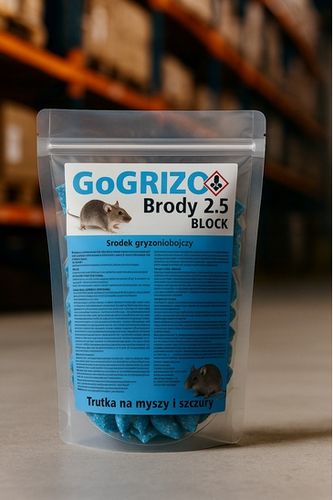 MOCNA TRUTKA NA SZCZURY MYSZY BRODIFAKUM KOSTKA WOSKOWA NA GRYZONIE na Arena.pl