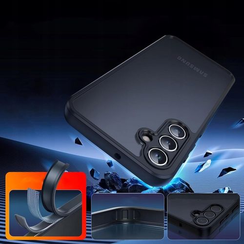 Etui do SAMSUNG S24 FE + 2x SZKŁO PREMIUM MATTE CASE WZMACNIANE 360° MATOWE na Arena.pl