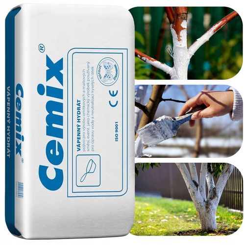 Wapno Hydratyzowane Gaszone do Bielenia Drzewek Owocowych Piwnic 20KG na Arena.pl