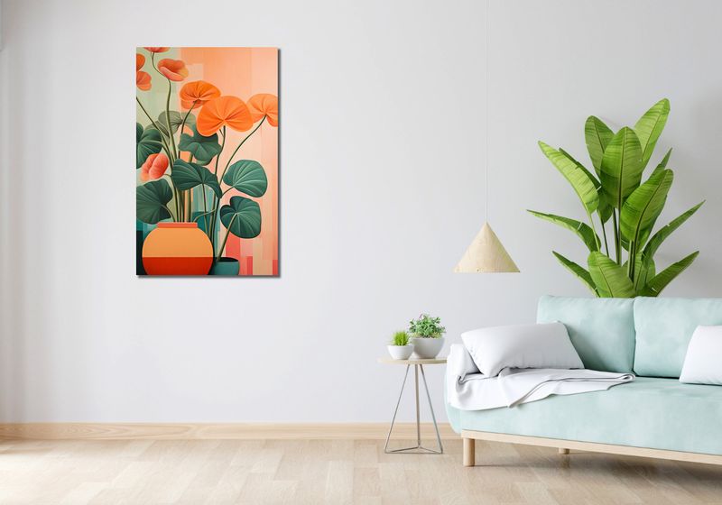 Obraz 60x100cm Kwiatowa Harmonia zdjęcie 2