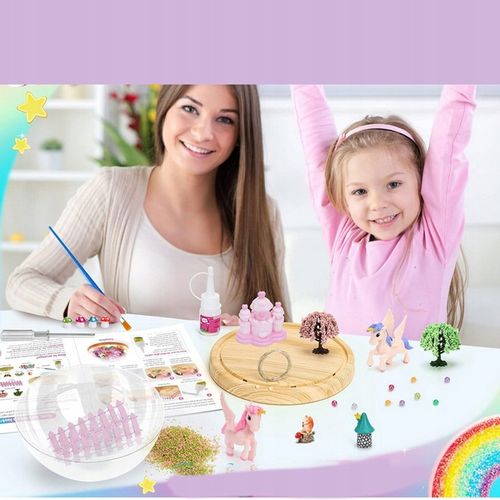 ZESTAW LAMPKA NOCNA Z POZYTYWKĄ DO TWORZENIA JEDNOROŻCÓW DLA DZIEWCZYNEK na Arena.pl