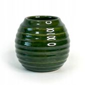 Tykwa Ceramiczna do Yerba Mate 280 ml - Zieleń Transparentna