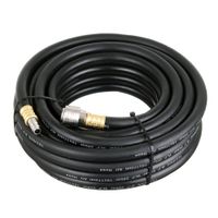 wąż pneumatyczny elastyczny 10x17mm 10m gumowy z szybkozłączkami