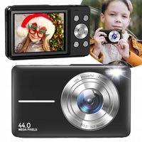 MINI KAMERA CYFROWA 44MP ZOOM CYFROWY 16X FHD 1080P PRZENOŚNA KAMERA