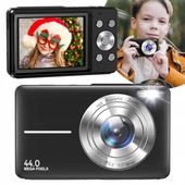 MINI KAMERA CYFROWA 44MP ZOOM CYFROWY 16X FHD 1080P PRZENOŚNA KAMERA