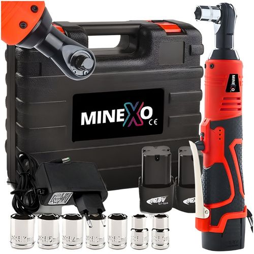 KLUCZ UDAROWY AKUMULATOROWY GRZECHOTKA 16,8V + 2x BATERIA + 7 NASADEK 3/8 na Arena.pl