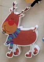 LAMPKI LED WISZĄCA DEKORACJA ŚWIĄTECZNA RENIFER WYSOKA JAKOŚĆ WYKONAIA
