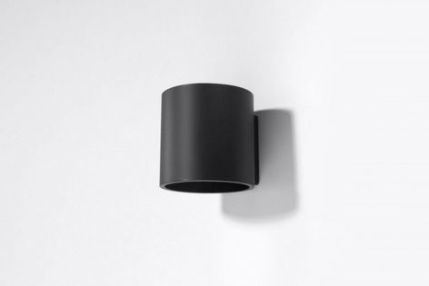 Kinkiet ORBIS 1 Czarny ścienna domowa lampa nowoczesna