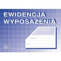 DRUK K-7 EWIDENCJA WYPOSAŻENIA