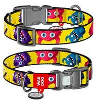 Collar Waudog Nylon Obroża Nylonowa Z Qr-Paszportem, Plastikowy Fastex,