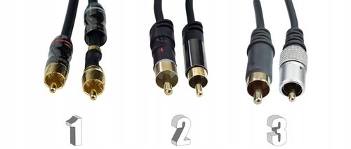 Kabel audio cinch Klotz 2RCA 2xRCA przewód - 0,75m na Arena.pl