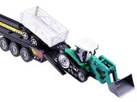 ZABAWA NA CAŁEGO ZESTAW STEROWANY Z TRAKTOREM I PRZYCZEPĄ