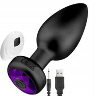 Wibrator Analny Korek Analny Wibrujący + PILOT Gadżety Erotyczne